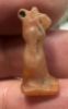 Picture of Ancient Egypt. Carnelian Lion Headed  AMULET  . Ptolemaic Period.