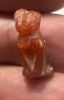 Picture of   Ancient Egypt.  Carnelian Stone Cat  . Ptolemaic Period. 