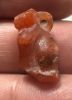 Picture of   Ancient Egypt.  Carnelian Stone Cat  . Ptolemaic Period. 