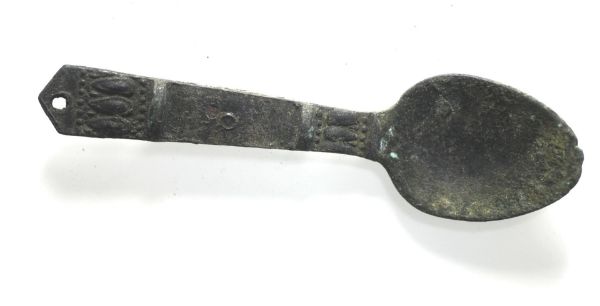 Picture of ANCIENT ROMAN BRONZE SPOON. 200 - 300 A.D