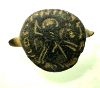 Picture of ANCIENT CRUSADERS. BRONZE RING BEZEL. 1200 A.D. ST. GEORGES