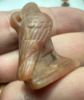 Picture of ANCIENT EGYPT. LATE PERIOD. HUGE STONE AMULET OF A FALCON. 600 - 300 B.C