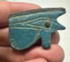 Picture of ANCIENT EGYPT - LARGE  FAIENCE EYE OF HORUS. 600 - 300 B.C