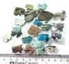 Picture of ANCIENT EGYPT -  LOT OF 21 FAIENCE AND STONE EYE OF HORUS AMULETS. 600  B.C - 100 A.D