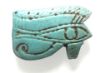 Picture of ANCIENT EGYPT -  FAIENCE EYE OF HORUS. 600 - 300 B.C