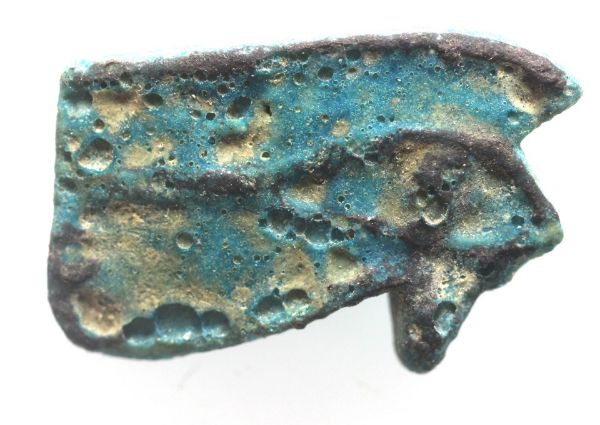 Picture of ANCIENT EGYPT -  FAIENCE EYE OF HORUS. 600 - 300 B.C