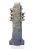 Picture of ANCIENT EGYPT -  LARGE LAPIS LAZULI STONE DJED PILLAR AMULET. NEW KINGDOM. 1300 B.C