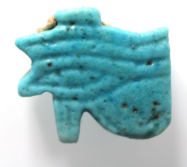 Picture of ANCIENT EGYPT -  FAIENCE EYE OF HORUS. 600 - 300 B.C