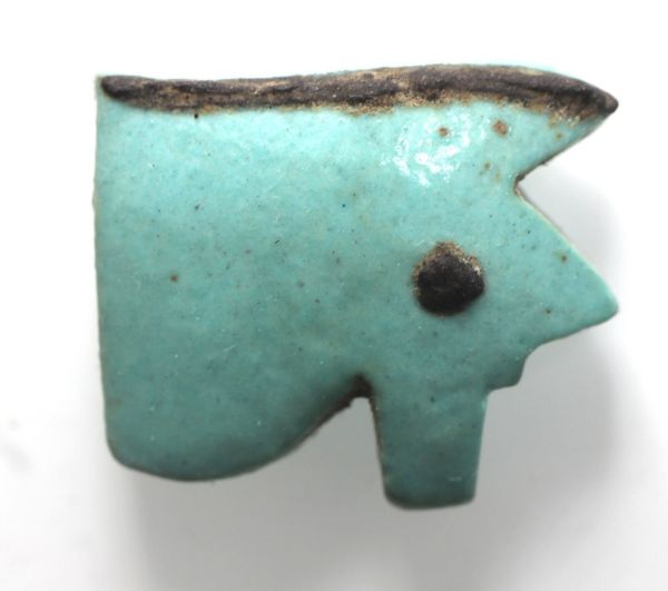 Picture of ANCIENT EGYPT -  FAIENCE EYE OF HORUS. 600 - 300 B.C