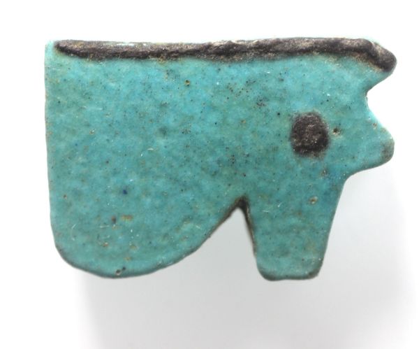 Picture of ANCIENT EGYPT -  FAIENCE EYE OF HORUS. 600 - 300 B.C