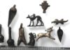 Picture of   Ancient Egypt. A group of 12  silver  amulets. LATE  Period. 3rd century B.C