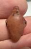 Picture of Ancient Egypt. CARNELIAN STONE HEART AMULET. 600 - 300 B.C
