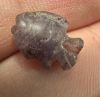 Picture of Ancient Egypt. Beautiful Amethyst Stone fish Amulet. late period. 600 - 300 B.C