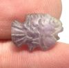 Picture of   Ancient Egypt. Beautiful Amethyst Stone fish Amulet. late period. 600 - 300 B.C
