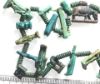 Picture of   Ancient Egypt. A RECENTLY STRUNG NECKLACE CONTAINING 30 AMULETS AND FAIENCE BEADS NEW KINGDOM TO ROMAN PERIOD. 1400 - 100 A.D