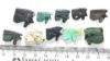 Picture of   Ancient Egypt. LOT OF 10 FAIENCE EYE OF HORUS  AMULETS. 600 - 300 B.C