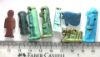 Picture of Ancient Egypt. LOT OF 8 FAIENCE AMULETS. 600 - 100 B.C