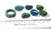 Picture of   Ancient Egypt. LOT OF 7 AMARNA PERIOD (TIME OF TUTANKHAMUN)  FAIENCE RINGS. 1400 B.C