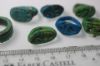 Picture of   Ancient Egypt. LOT OF 7 AMARNA PERIOD (TIME OF TUTANKHAMUN)  FAIENCE RINGS. 1400 B.C