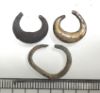 Picture of   Ancient Egypt. LOT OF TWO GILDED SILVER RINGS (CURRENCY BEFORE MONEY).  NEW KINGDOM 1400 B.C