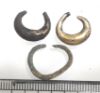 Picture of   Ancient Egypt. LOT OF TWO GILDED SILVER RINGS (CURRENCY BEFORE MONEY).  NEW KINGDOM 1400 B.C