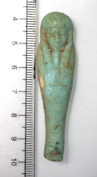 Picture of   Ancient Egypt. BEAUTIFUL FAIENCE USHABTI 600 - 300 B.C