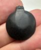 Picture of  ANCIENT EGYPT.  A BLACK STONE PENDANT (HEART AMULET?).  600 - 300 B.C    