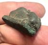 Picture of ANCIENT EGYPT.  BEAUTIFUL COLOR. GRECO - ROMAN - FAIENCE CAT AMULET. CROSSED FEET . 300 B.C - 100 A.D