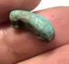Picture of ANCIENT EGYPT.  BEAUTIFUL COLOR. GRECO - ROMAN - FAIENCE  AMULET OF A HIPPO . 300 B.C - 100 A.D