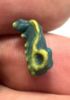Picture of ANCIENT EGYPT.  BEAUTIFUL COLOR. GRECO - ROMAN - FAIENCE  AMULET OF A COBRA . 300 B.C - 100 A.D
