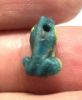 Picture of ANCIENT EGYPT.  BEAUTIFUL COLOR. GRECO - ROMAN - FAIENCE  AMULET OF A COBRA . 300 B.C - 100 A.D