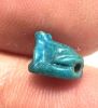 Picture of  ANCIENT EGYPT.  A  FAIENCE SCARABOID IN THE SHAPE OF A FROG  1400 B.C   . NEW KINGDOM