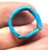 Picture of ANCIENT EGYPT.  FAIENCE RING. AMARNA. TIME OF KING TUTANKHAMUN. 1340 B.C .