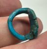 Picture of ANCIENT EGYPT.  FAIENCE RING. AMARNA. TIME OF KING TUTANKHAMUN. 1340 B.C .