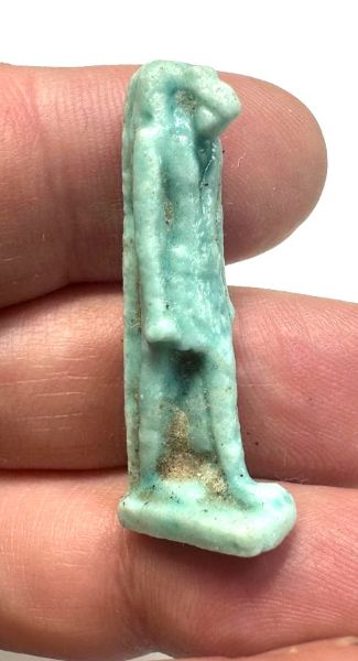 Picture of ANCIENT EGYPT.  A FINE FAIENCE  AMULET OF THOTH.  600 - 300 B.C    