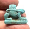 Picture of ANCIENT EGYPT.  BEAUTIFUL COLOR. GRECO - ROMAN - FAIENCE  AMULET OF A HARE . 300 B.C - 100 A.D