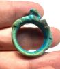 Picture of ANCIENT EGYPT.  BEAUTIFUL  FAIENCE  RING . 600 - 300 B.C