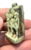 Picture of ANCIENT EGYPT. LARGE FAIENCE OSIRIAN TRIAD AMULET. 600 - 300 B.C