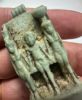 Picture of ANCIENT EGYPT. LARGE FAIENCE OSIRIAN TRIAD AMULET. 600 - 300 B.C
