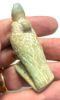 Picture of ANCIENT EGYPT.  BEAUTIFUL COLOR. GRECO - ROMAN - LARGE FAIENCE  AMULET OF A HORUS . 300 B.C - 100 A.D