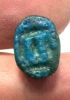 Picture of ANCIENT EGYPT.  FAIENCE SCARAB. NEW KINGDOM  . 1400 - 1200 B.C