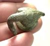 Picture of   Ancient Levant. Roman Bronze LID . GOOSE . 200 - 300 A.D