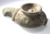 Imagen de ANCIENT ROMAN. BRONZE OIL LAMP. BROKEN HANDLE. 100 - 200 A.D