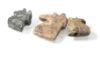 Picture of ANCIENT EGYPT. LOT OF THREE STONE EYE OF HORUS AMULETS. 600 - 300 B.C
