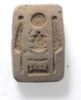 Picture of ANCIENT EGYPT. FAIENCE AMULET WITH THE NAME OF THUTMOSES III. NEW KINGDOM .  1400 - 1200 B.C