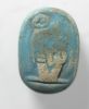 Picture of ANCIENT EGYPT. GLAZED STONE SCARABOID . NEW KINGDOM .  1400 - 1200 B.C
