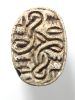 Picture of ANCIENT EGYPT.  STONE SCARAB . NEW KINGDOM .  1400 - 1200 B.C