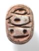 Picture of ANCIENT EGYPT.  STONE SCARAB . NEW KINGDOM .  1400 - 1200 B.C