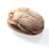 Picture of ANCIENT EGYPT.  STONE SCARAB . NEW KINGDOM .  1400 - 1200 B.C