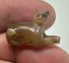 Picture of  Ancient Egypt.   Stone Cat  . Ptolemaic Period. 3rd century B.C